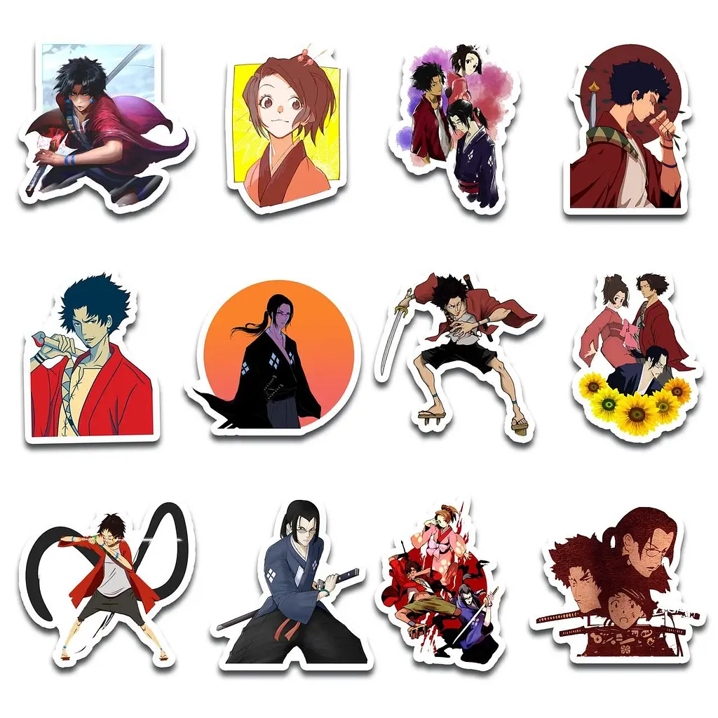 Стікерпак GeekLand Samurai Champloo 45 штук (SP SH 01) - фото 4