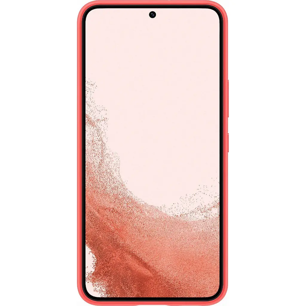 Оригінальний силіконовий чохол Silicone Cover для Samsung Galaxy S22 (S901) EF-PS901TPEGRU Glow Red - фото 8