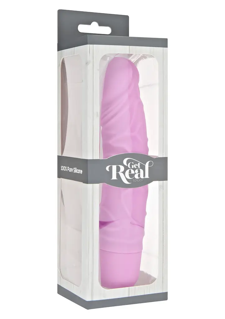 Вібратор Get Real Original Vibrator 20 см рожевий - фото 3