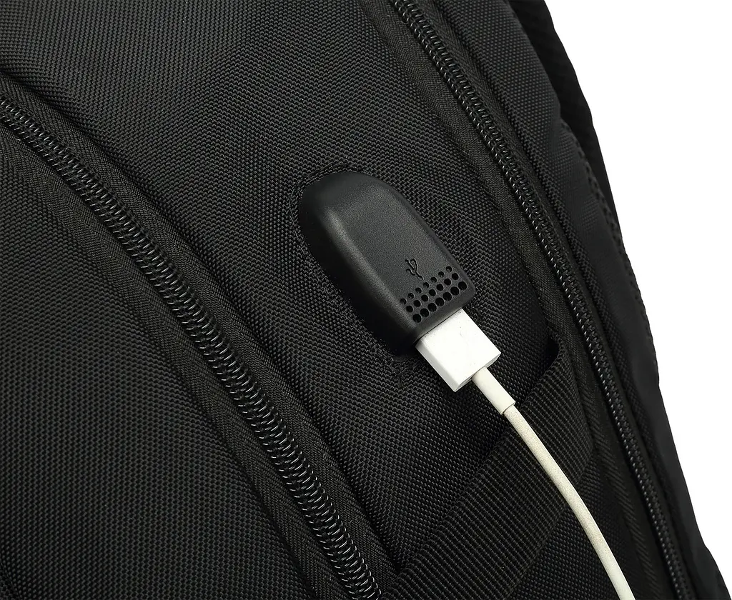 Рюкзак Yenkee 20L 15.6" FLASHPACKER YBB 1502 (чорний) (6811354) - фото 10