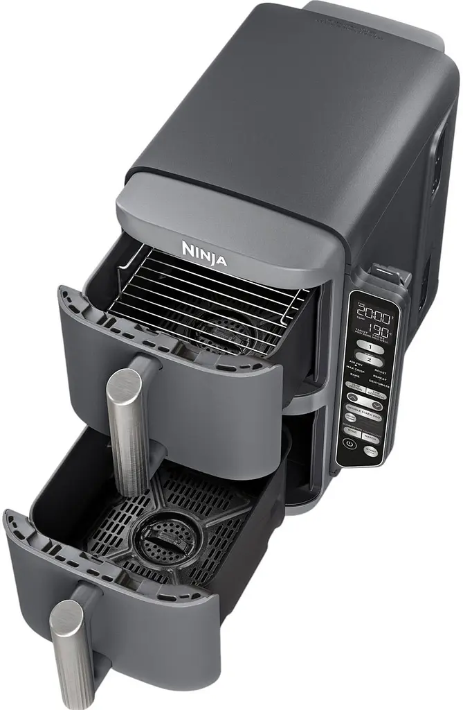 Мультипіч (аерофритюрниця) NINJA Double Stack XL 2-Level Hot Air Fryer SL451EU - фото 3