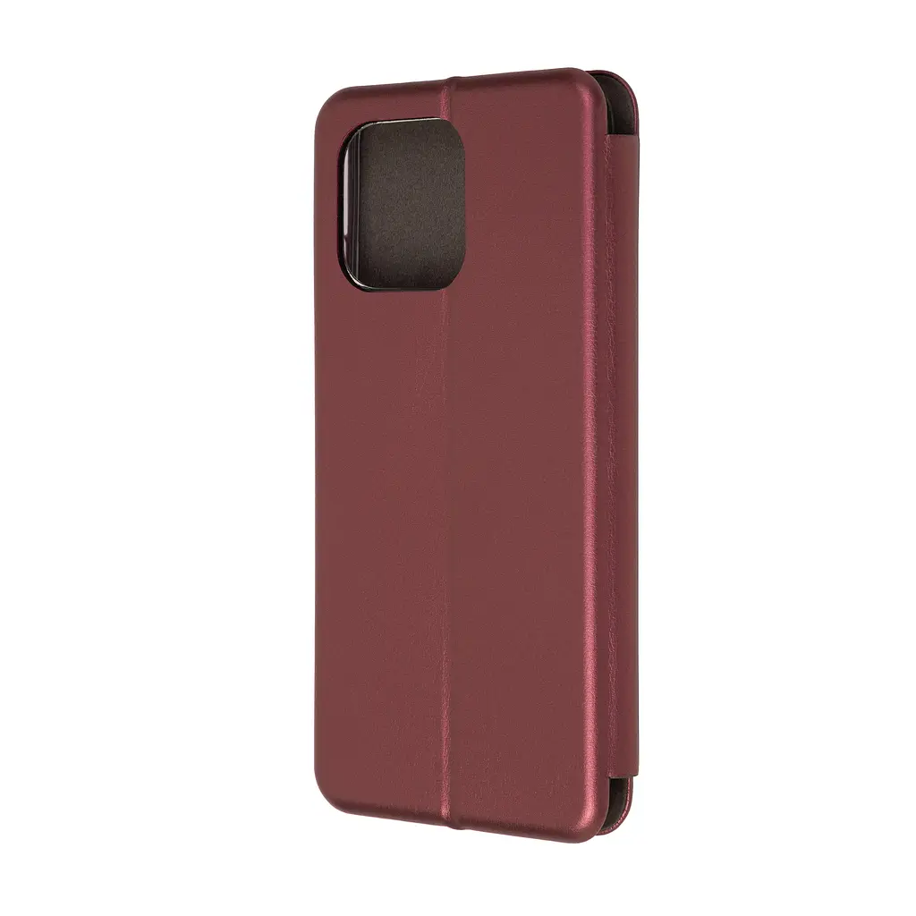 Чехол-книжка для Motorola G05/E15, G-Case, бордовый, кожаный чехол-книга из экокожи (PU) и TPU, с магнитом, с подставкой и вместительным кардхолдером, противоударный, защита всего корпуса, ArmorStandart (ARM82968) - фото 2