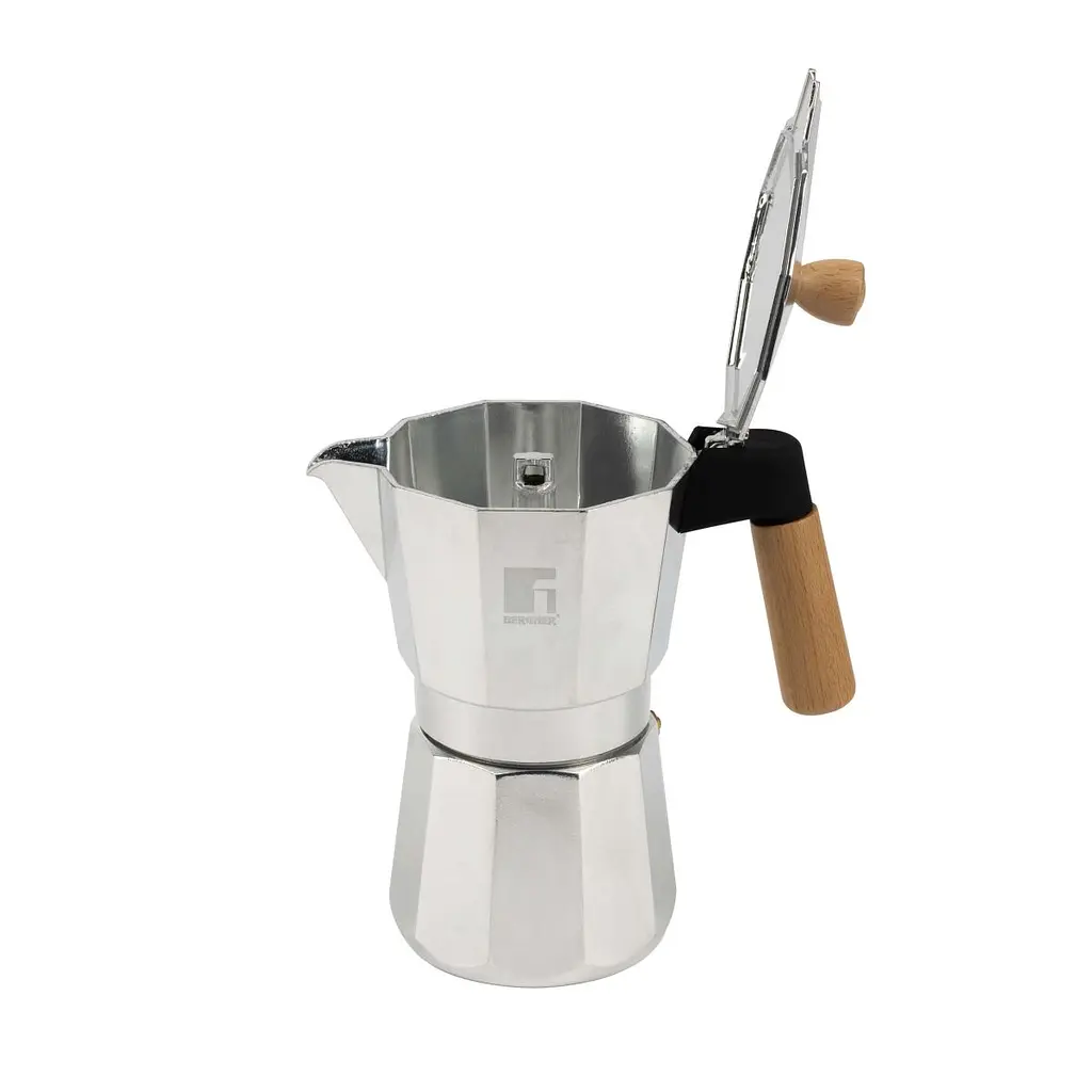 Кавоварка гейзерна Bergner Coffee & tea lovers 6 чашок (BG-38197-MM) - фото 2
