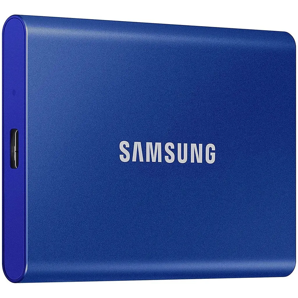 Внешний накопитель SSD Samsung T7 2TB Indigo Blue (MU-PC2T0H/WW) - фото 2