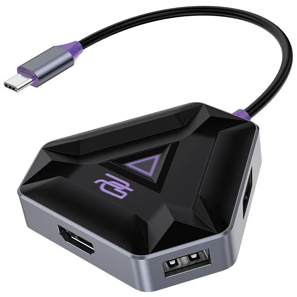 Type-C-Хаб Proove Gaming Spectre (2*USB3.0 + Type-C + PD100W + HDMI) - фото 6