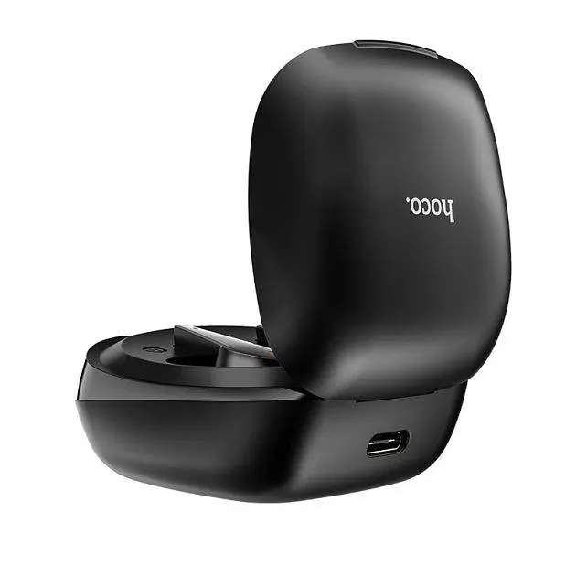 Беспроводные сенсорные Bluetooth наушники-гарнитура Hoco ES43 вакуумные Черный - фото 5