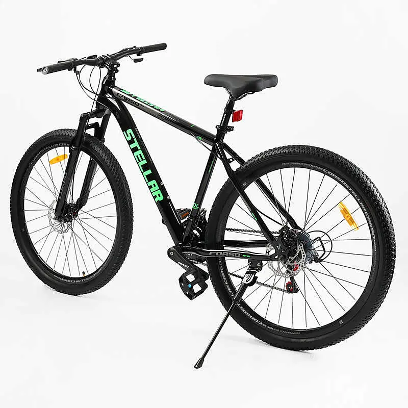 Велосипед спортивний SR-29598 Corso "Stellar" 29", сталева рама 19", обладнання Sunrun, 21 швидкість, зібраний на 75% (6800083295987) - фото 7