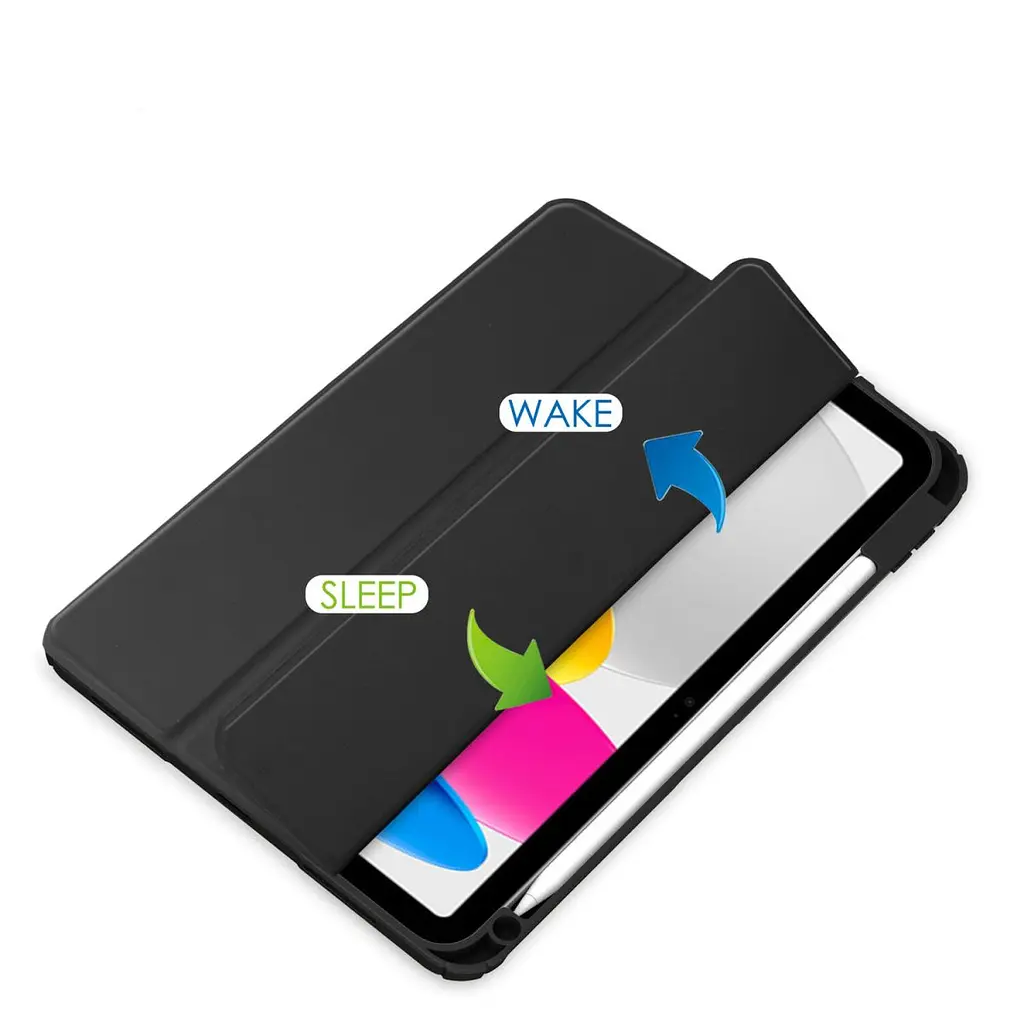 Чохол-книжка BeCover Soft Edge TPU з кріпленням Apple Pencil для Apple iPad Air (4/5) 2020/2022 10.9" Black (711696) - фото 4