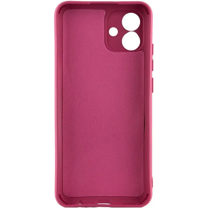 Чохол TPU GETMAN Liquid Silk Full Camera для Samsung Galaxy A07 Бордовий / Marsala - фото 2