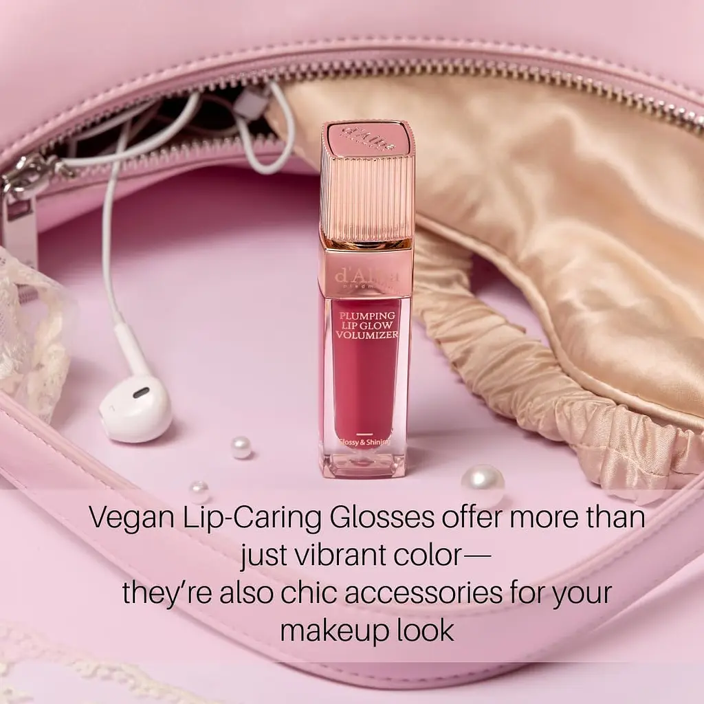 Блиск-плампер для збільшення об'єму губ d'Alba Plumping Lip Glow Mood Volumizer [Petal Rose] 5 мл (DLB094) - фото 5