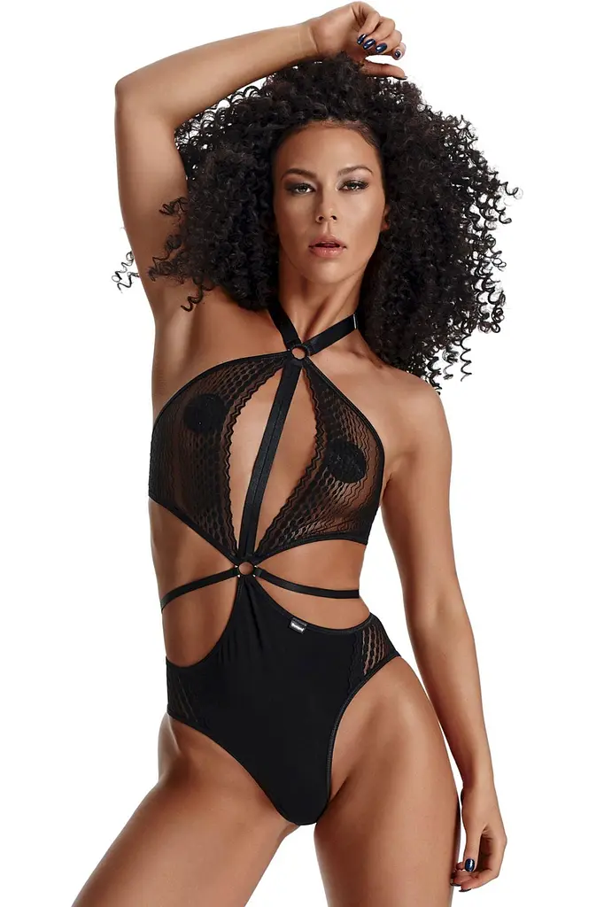Боді Demoniq LadyX Perla XXL чорний - фото 6