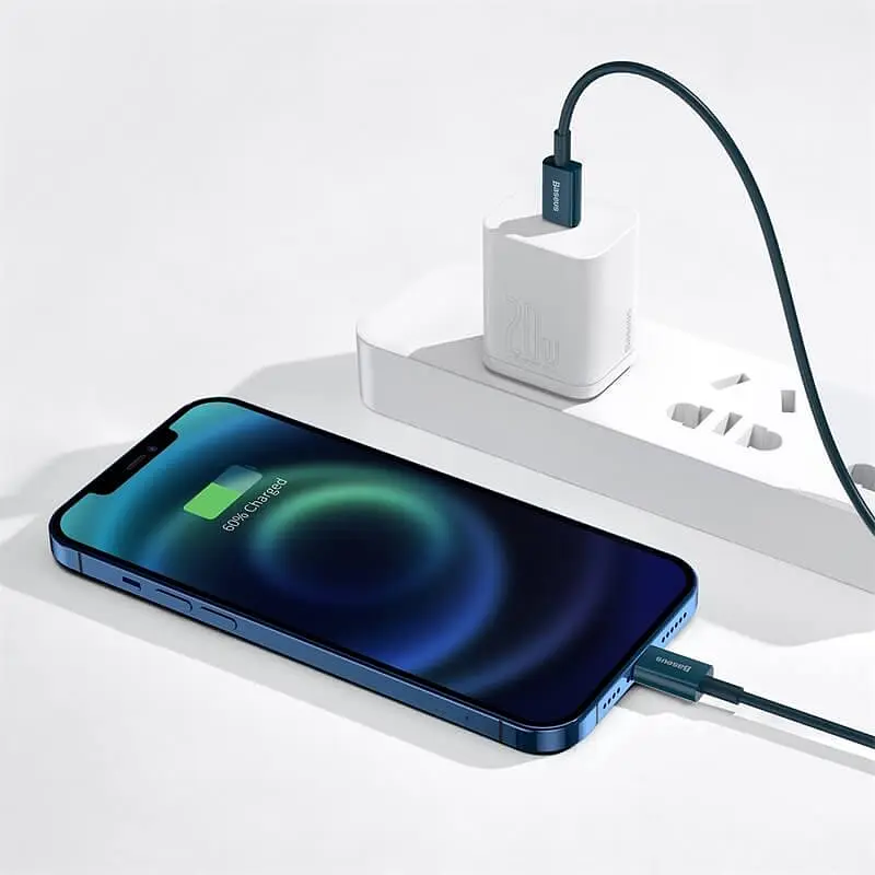 Кабель Baseus Type-C to Lightning Superior Series Fast Charging Data Cable 1 м 20W (CATLYS-A03) - фото 2