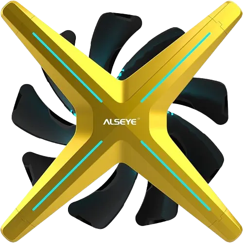 Вентилятор Alseye X12 Push ARGB Yellow (AS.04.03.0028) - фото 2