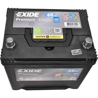 Акумулятор автомобільний EXIDE PREMIUM 65A (EA654) - фото 4