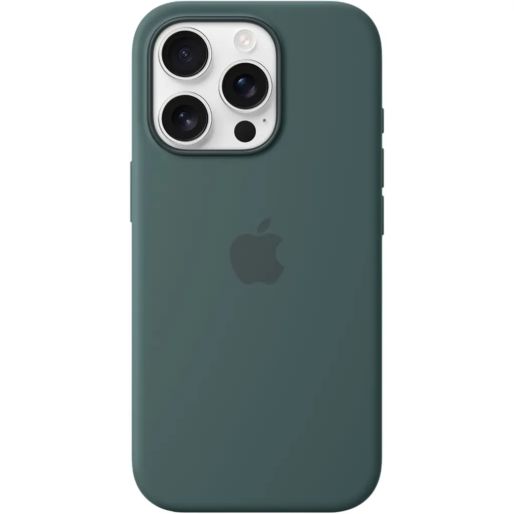 Чохол Silicone Case with MagSafe для Apple iPhone 16 Pro Lake Green AAA [119565] - фото 3