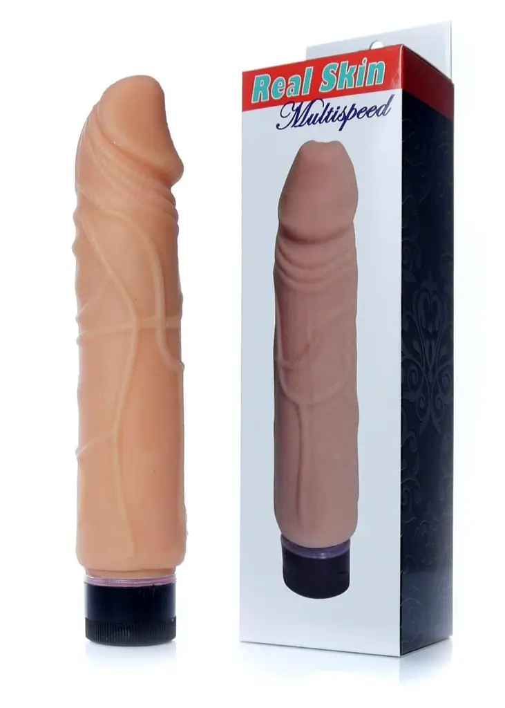 Вібратор B - Series EasyLove Real Skin, 22 см (тілесний) - фото 5