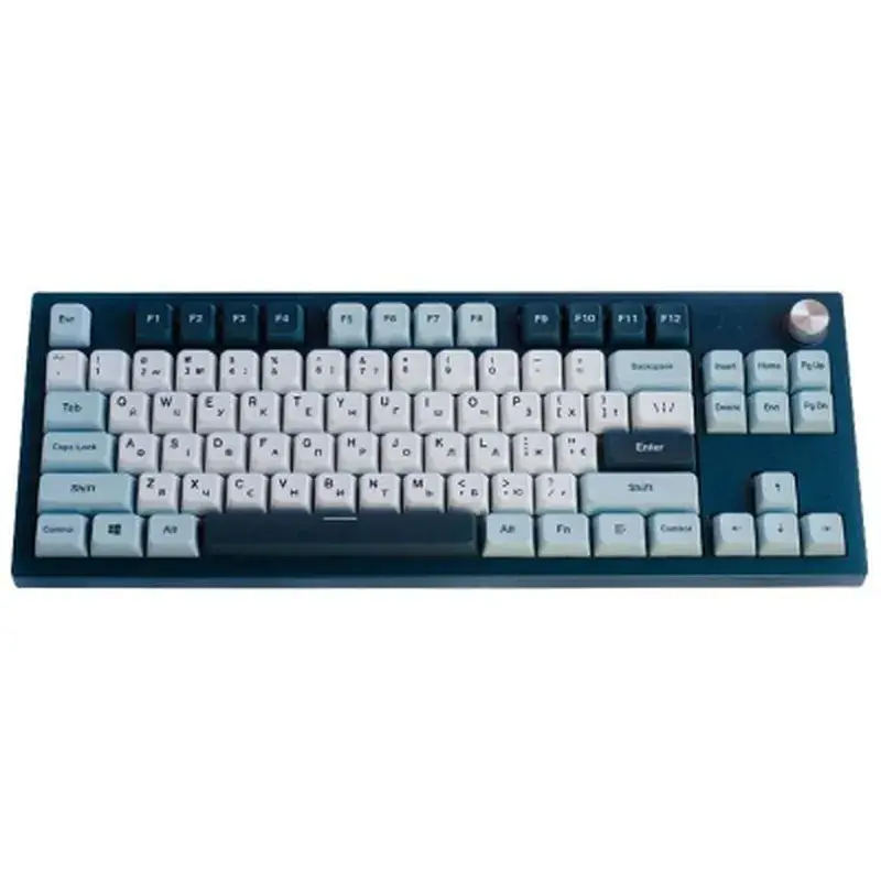 Клавіатура MONTECH Freedom MK87FR TKL FR USB UA Gray (MK87FR) - фото 2