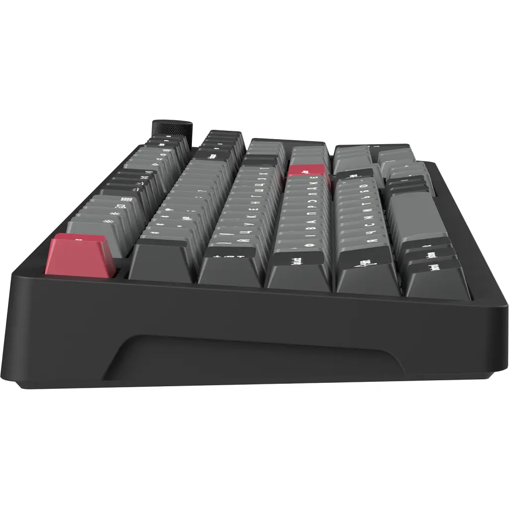 Клавіатура GamePro Asgard Drakkar Keychron Super Red Switch Wireless/Bluetooth/USB UA Black (MK305BK) - фото 4
