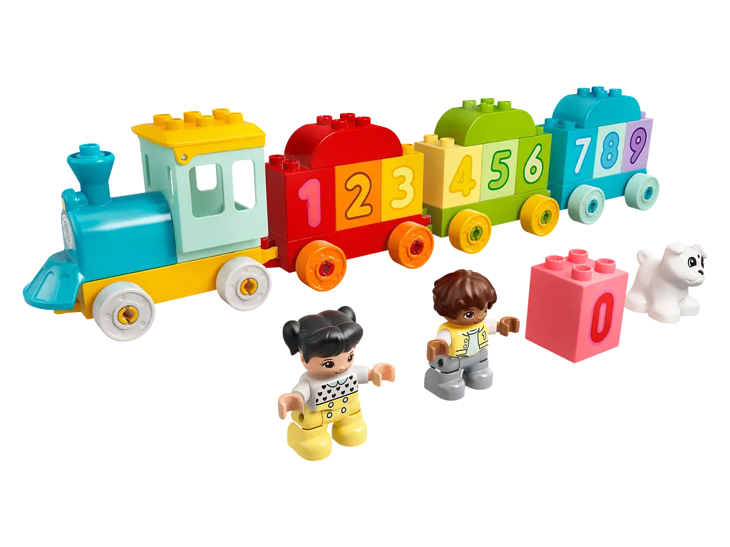 Уценка. Конструктор LEGO DUPLO My First Поезд с цифрами - учимся считать, 23 детали (10954) - фото 2