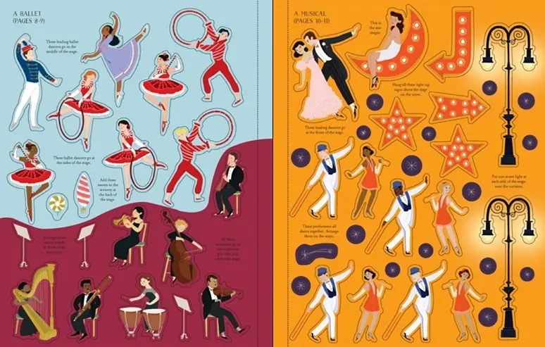 Doll's House Sticker Book Theatre - Abigail Wheatley, англ. язык (9781474942355) - фото 2