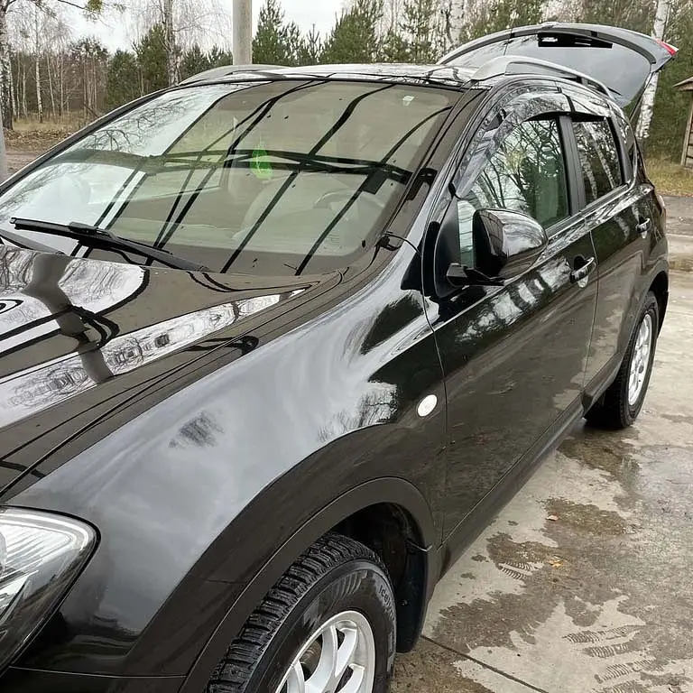 Дефлектори вікон вітровики Nissan Qashqai 2007-2014 скотч SunPlex (SP-S-76) - фото 4