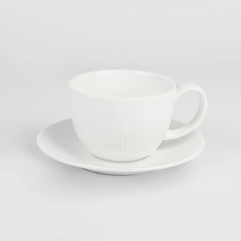 Блюдце МВМ My Home Промінь 11.5 см біле (KP-117 WHITE) - фото 6