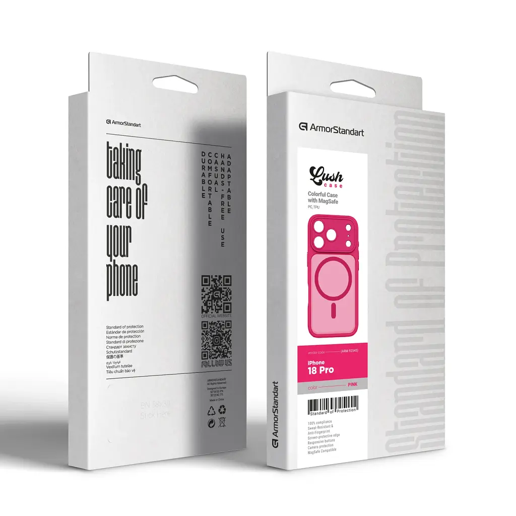 Чохол ArmorStandart Lush MagCase для Apple iPhone 18 Pro Pink - фото 6