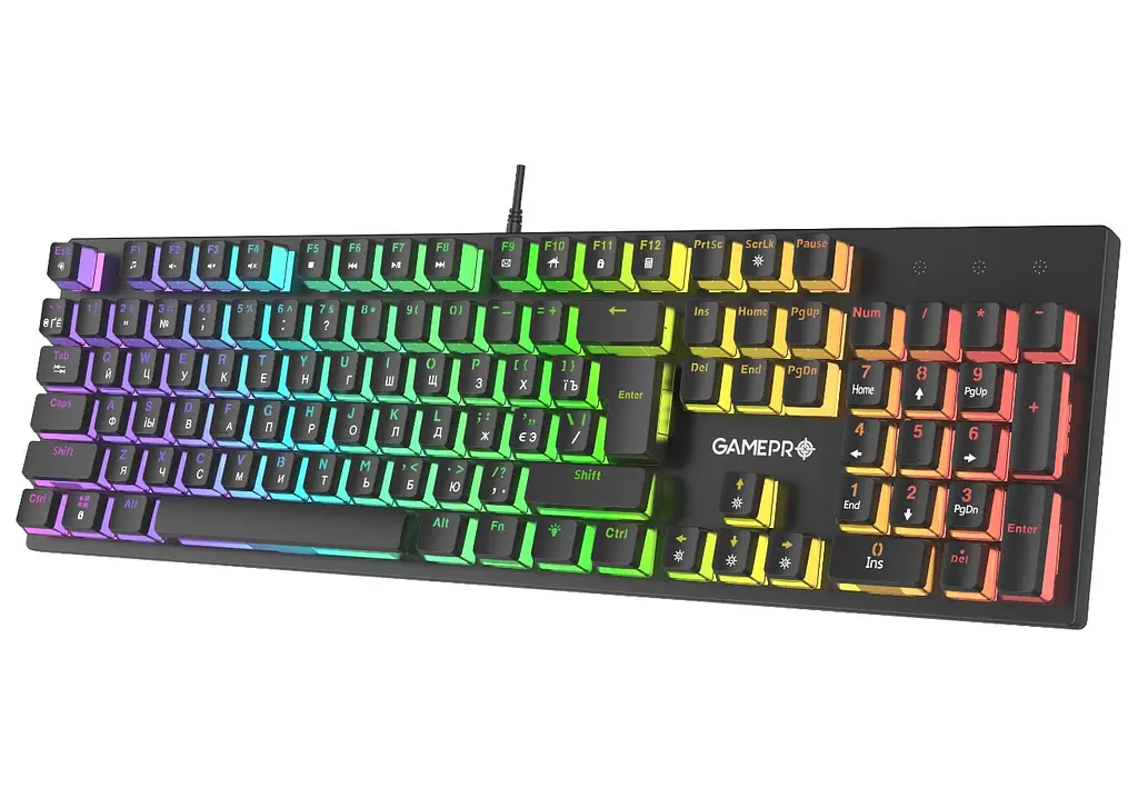 Игровая клавиатура механическая GamePro GPMK-85 Black USB Red Switch - фото 3