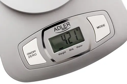 Ваги кухонні Adler AD 3137 до 5 кг зі скляною чашею до 5 кг - фото 3