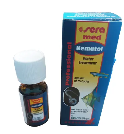 Ліки для риб проти нематод Sera Med Professional Nematol на 400 л 10 мл 21968 - фото 2
