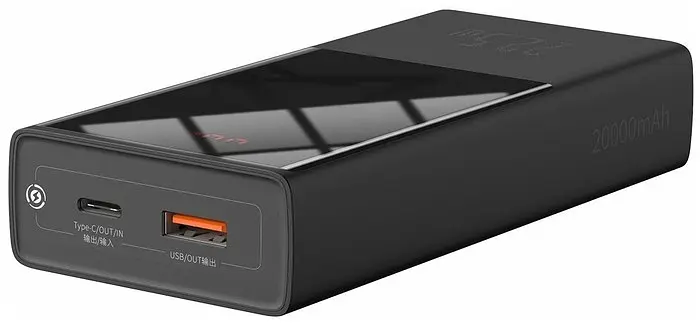 Портативна батарея Powerbank Baseus Bipow Di Baseus Super Xiaomini Digital Display 20000 mAh 22.5W PPMN-B01 Black - фото 2