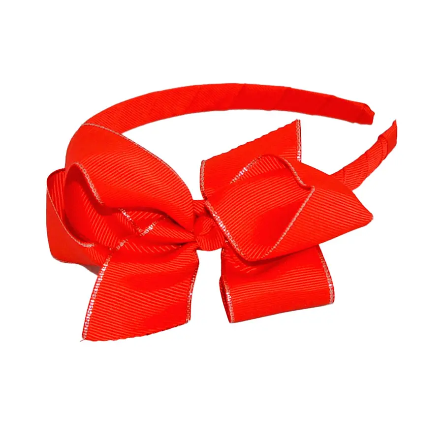 Набор Обручи детские с бантиком La-beauty 0106-012, 5 цветов - фото 3