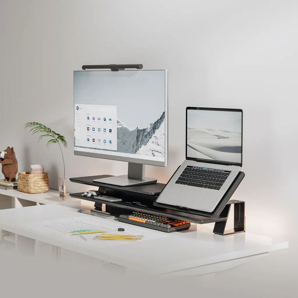 Підставка для монітора OfficePro MR260B Wood Black [143278] - фото 5