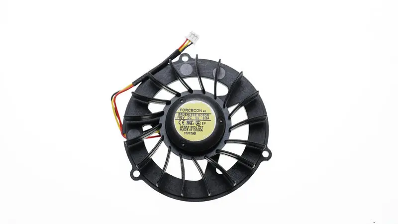 Вентилятор для ноутбука DELL STUDIO 1450 1457 1458 DC 5V 0.5A 3pin (FORCECON DFS531205LC0T) (Кулер) - фото 2