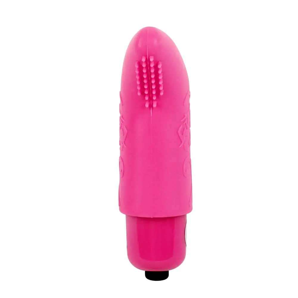 Вібратор Chisa MisSweet Finger Vibe на палець із загнутим кінчиком, 7.4х2.2 см рожевий - фото 3