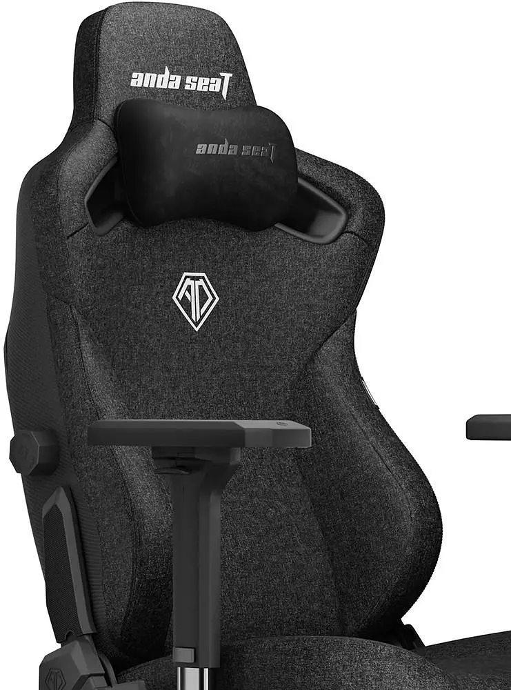 Кресло для геймеров Anda Seat Kaiser 3 Size L Black (AD12YDC-L-01-B-CF) - фото 7