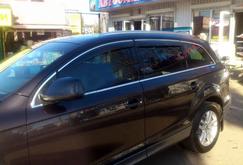 Дефлектори вікон вітровики для Audi Q7 2006-2015 - фото 2