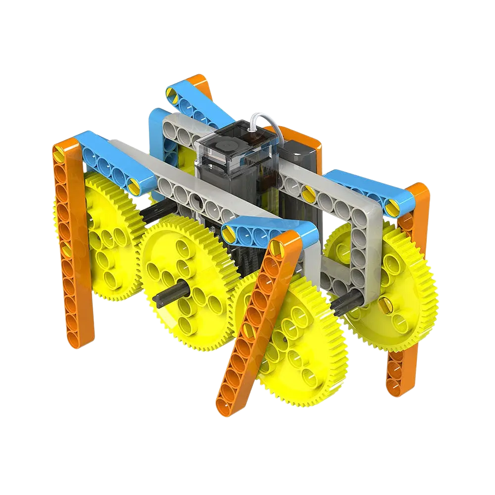 Конструктор Zephyr Blix Crawler полипропиленовый развивающий с моторчиком 70 элементов 8 моделей - фото 5