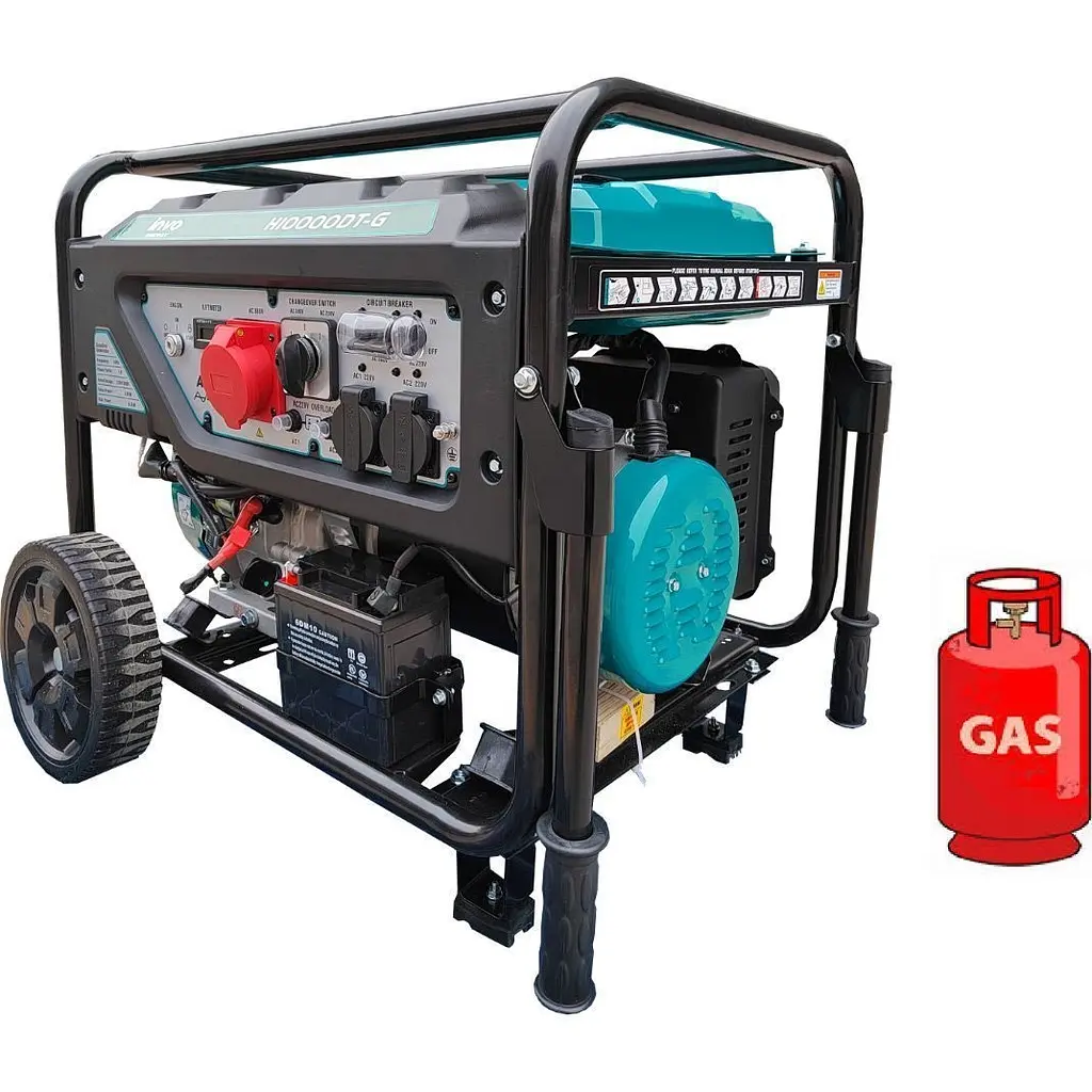Генератор газово-бензиновий INVO H10000DT-G [DD0004642] [139354] - фото 3