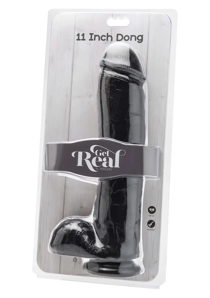 Фалоімітатор Get Real 11 Inch Dong 29 см чорний - фото 2