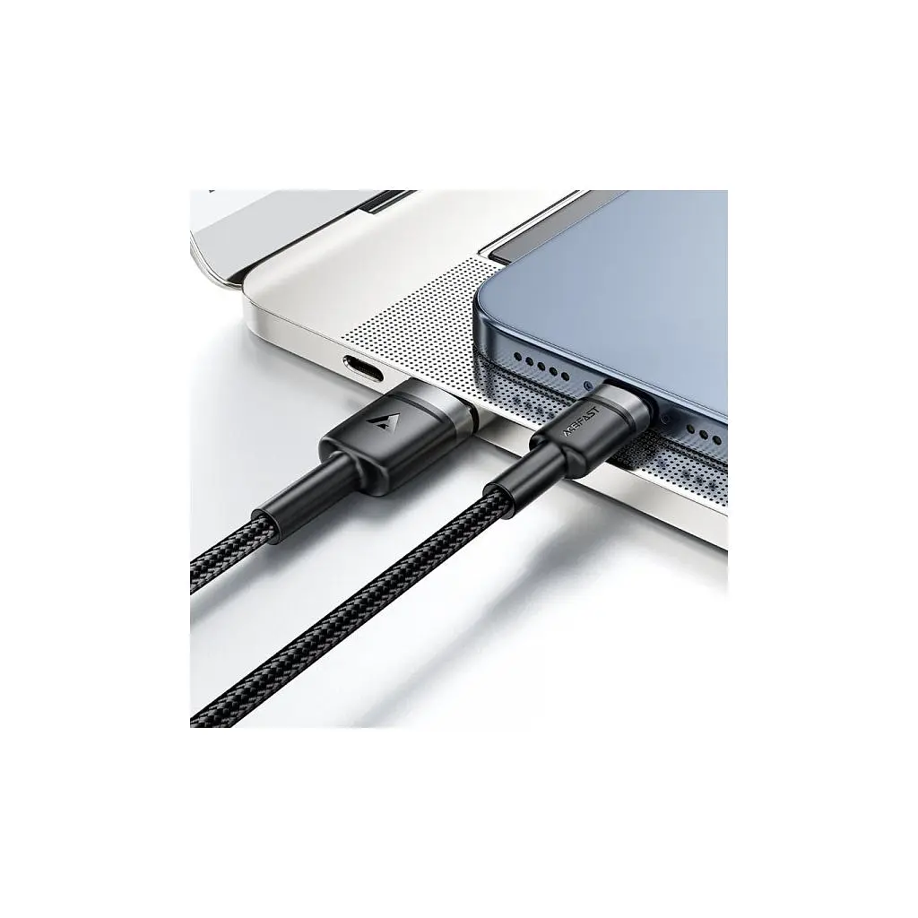 Дата кабель USB 2.0 AM to USB-C 1.2m 60W black Acefast (6974316285144) - фото 6