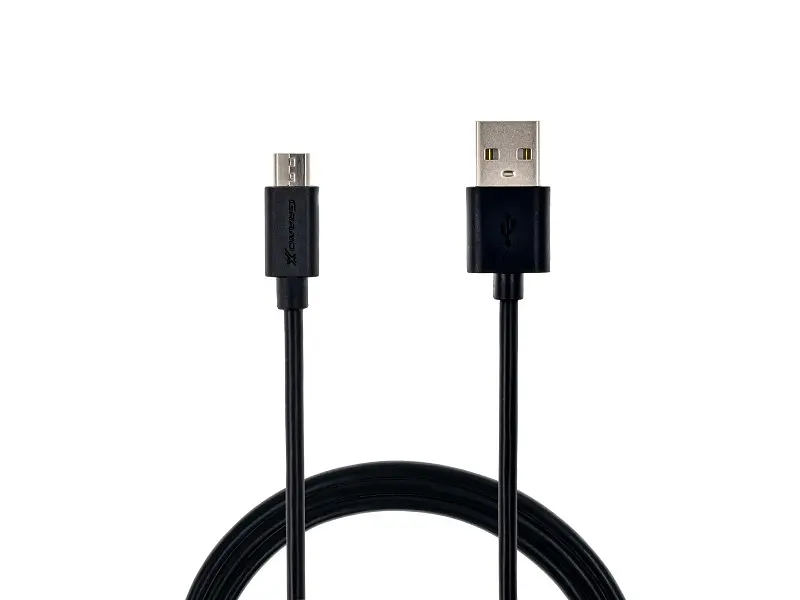 Кабель Grand-X USB-A - microUSB 2.5m Black (PM025B) - фото 2