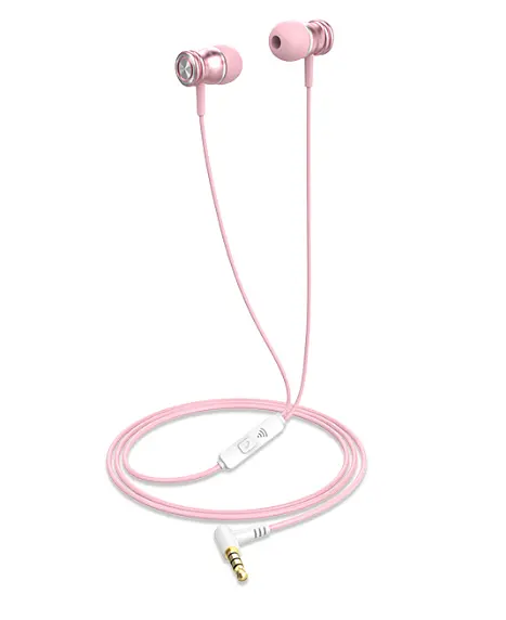 Вакуумні навушники з мікрофоном HAVIT HV-E303P Pink HAVIT (25813-000)