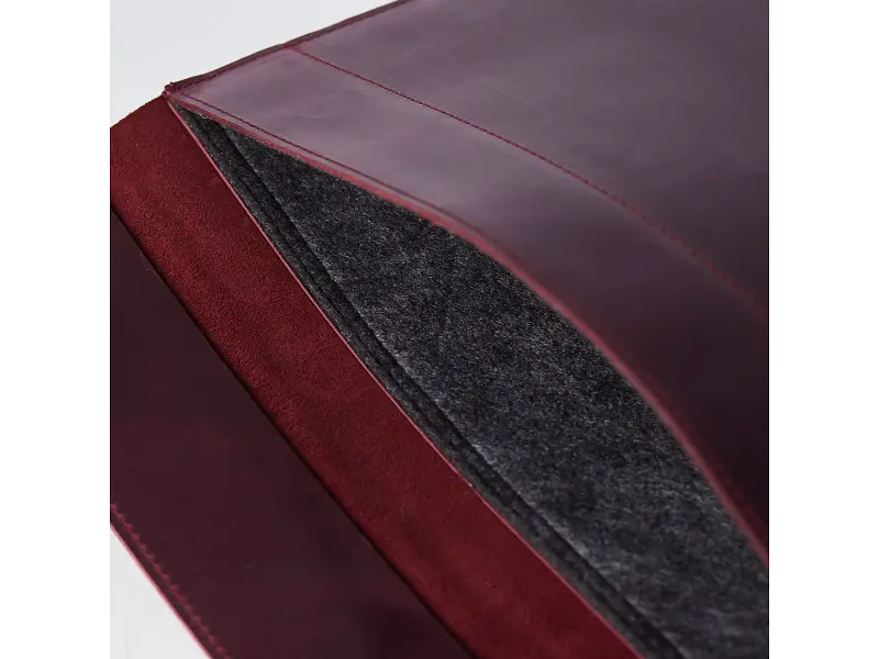Чохол для ноутбука InCarne Klouz MacBook Pro 16 2019-2025 (вінтажний) бордо (klouz-burgundy-vintage-pro-16) - фото 2