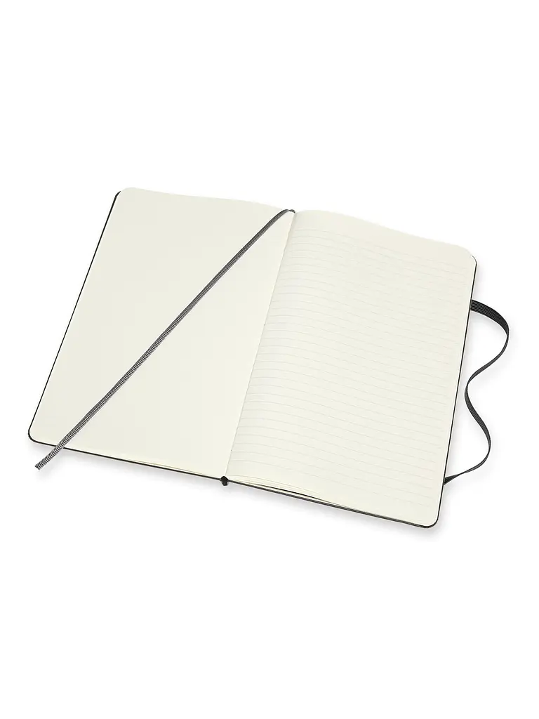 Записник Moleskine Classic середній, Лінійка-Нелінований Чорний (NB313HBK) - фото 4