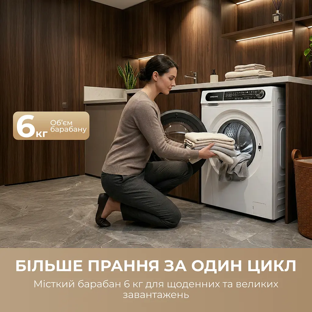 Пральна машина Dreame S6 - фото 2