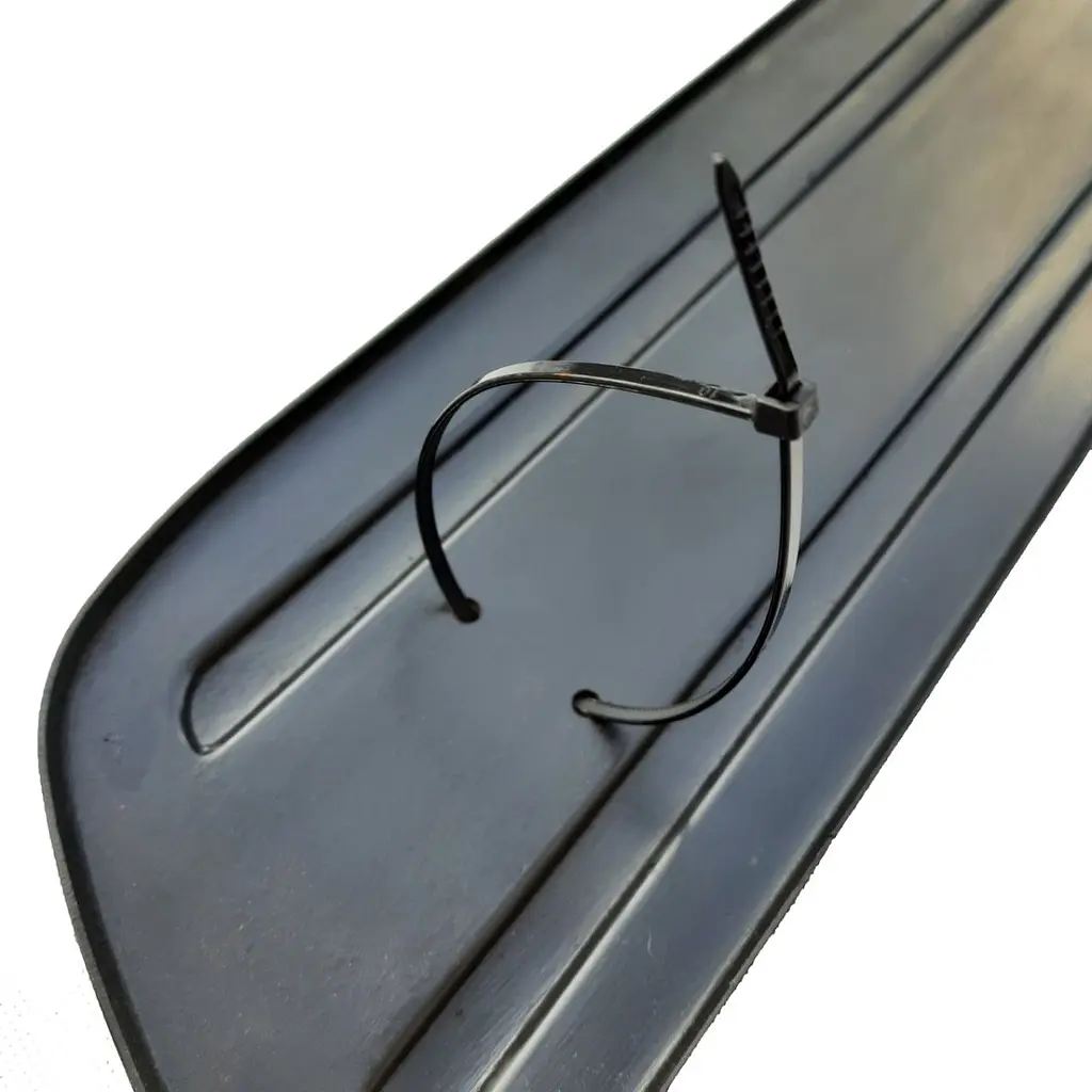 Зимова Накладка На Fiat Doblo 2006-2011 Нижня / Бампер-Низ / Матова FLY - фото 3