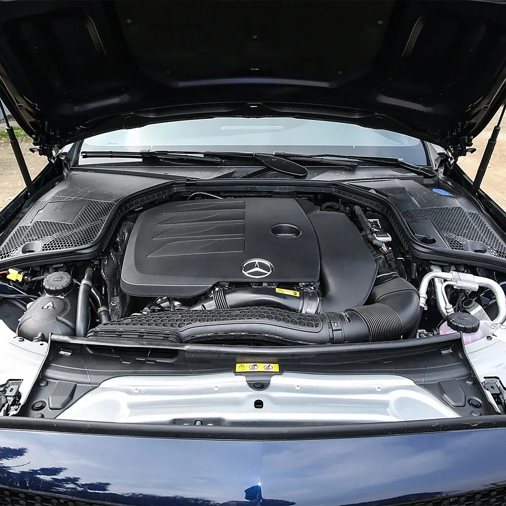 Емблема кришки двигуна Mercedes-Benz хром 70 мм пластик (на скотчі) - фото 3