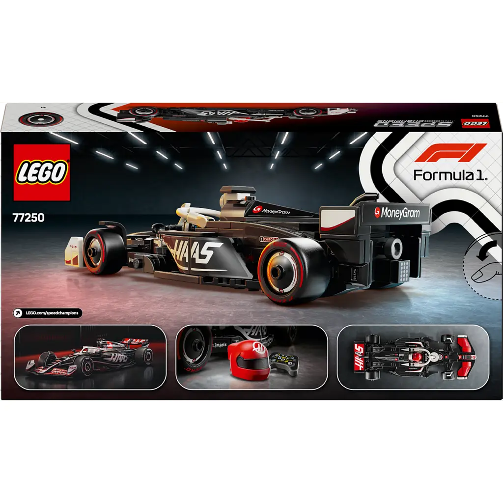 Конструктор LEGO Speed ​​Champions Автомобиль для гонки MoneyGram Haas F1 Team VF-24, 242 детали (77250) - фото 15