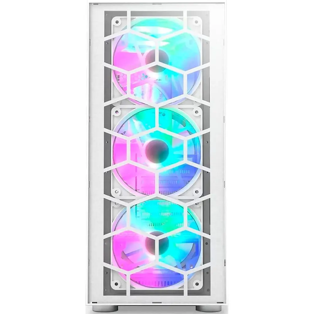 Корпус MONTECH X3 Glass White [143902] - фото 3